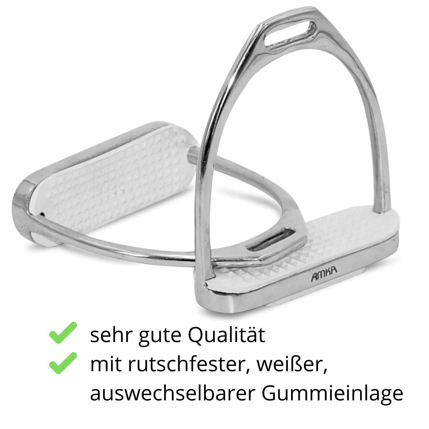 AMKA Steigbügel aus Edelstahl 2/4