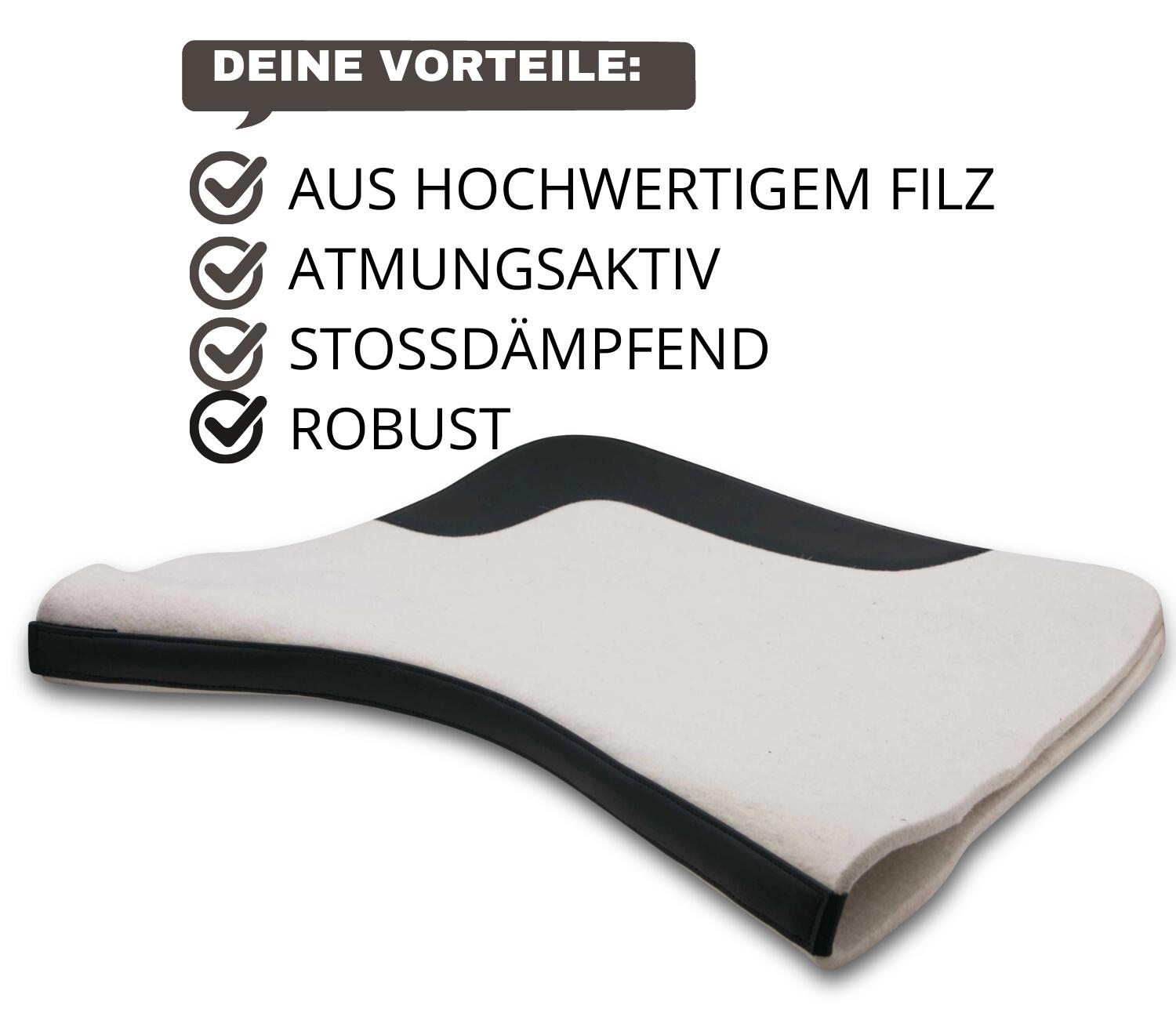 AMKA Filz Schabracke BAROCK 3/4