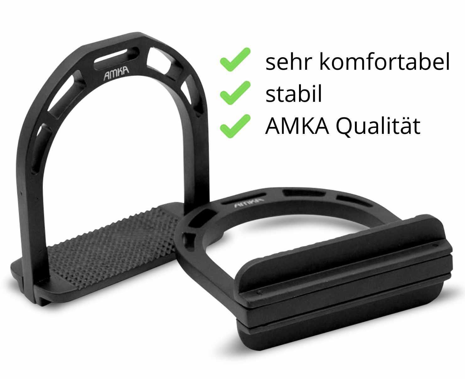 AMKA Aluminium Steigbügel 3/4