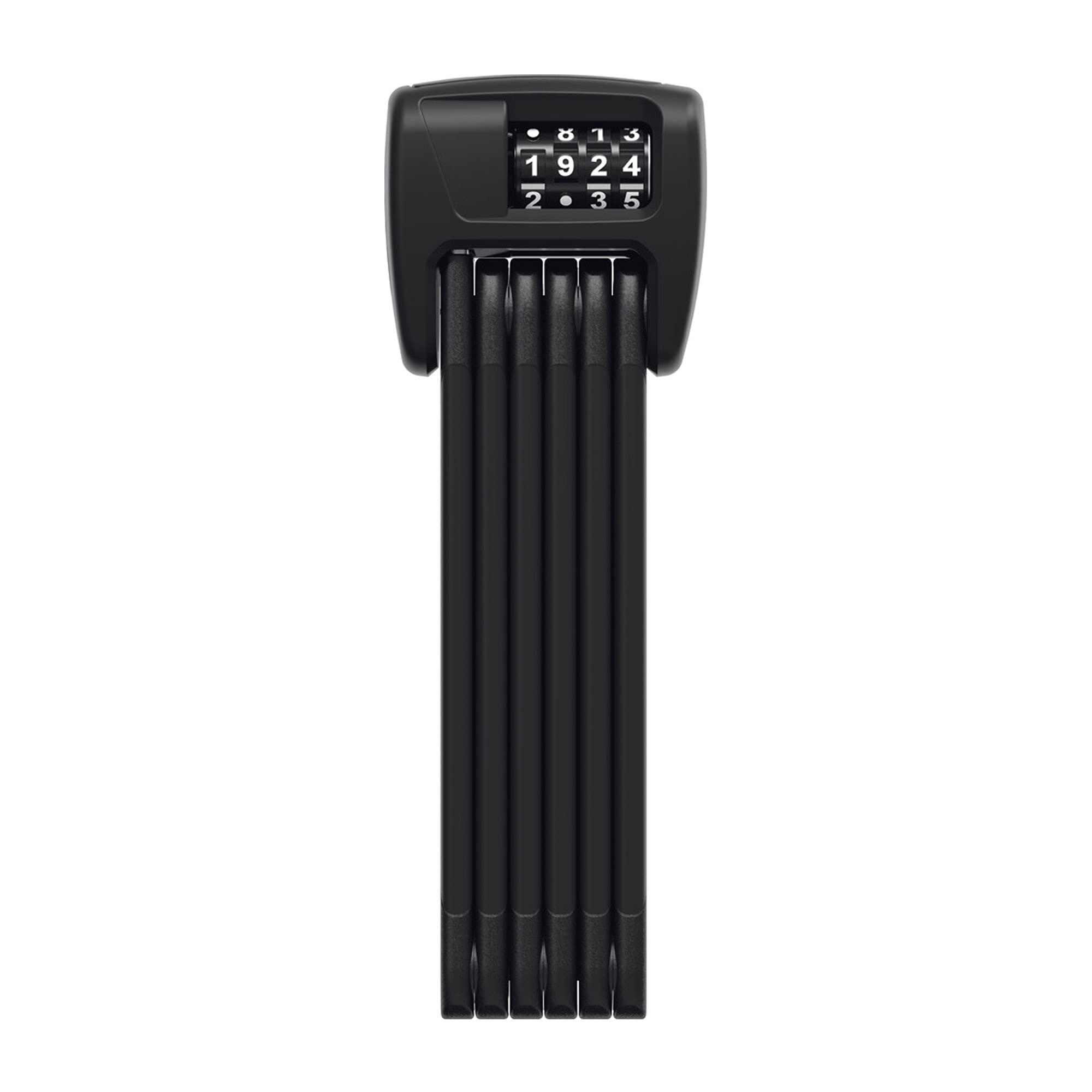 Abus - Antivol Pliable Abus Bordo Combo 6000c/90 Led - Verrou - Marron|noir - 90 - Decathlon