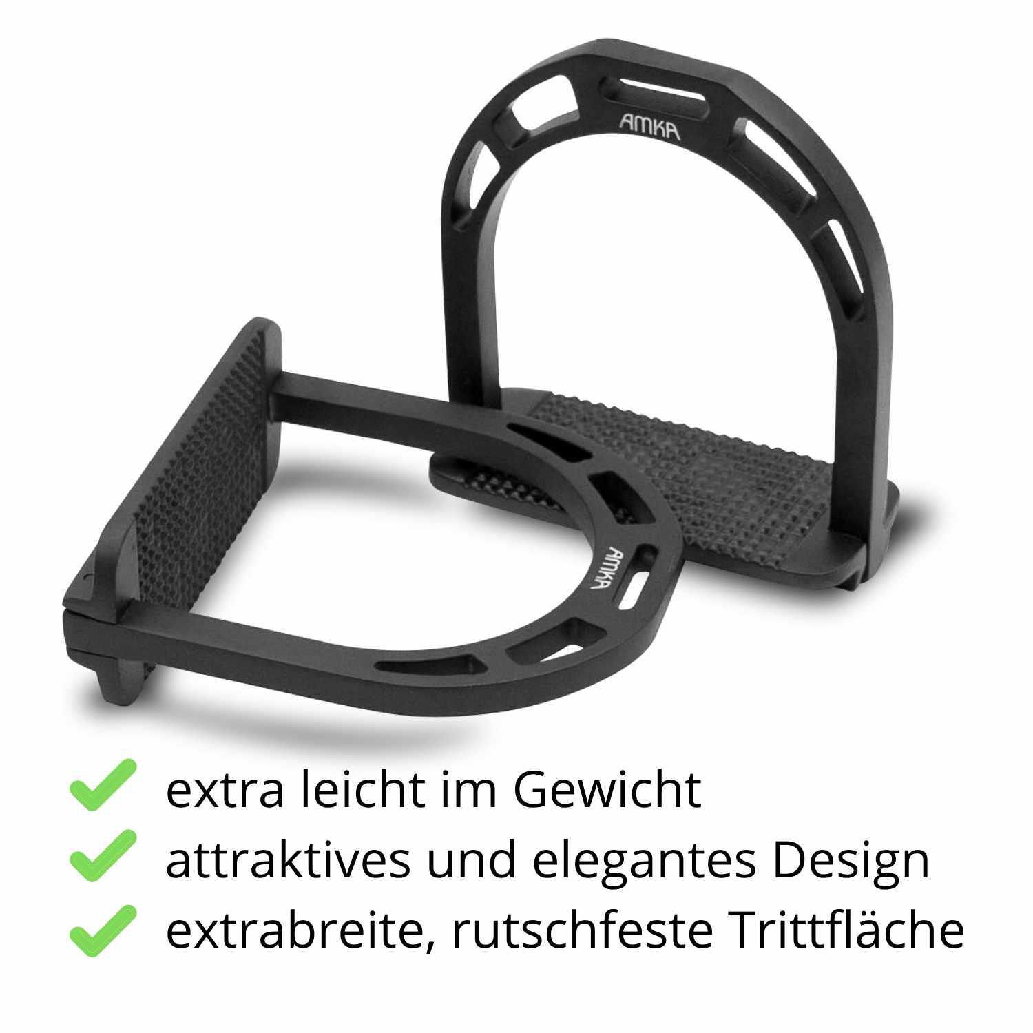 AMKA Aluminium Steigbügel 2/4