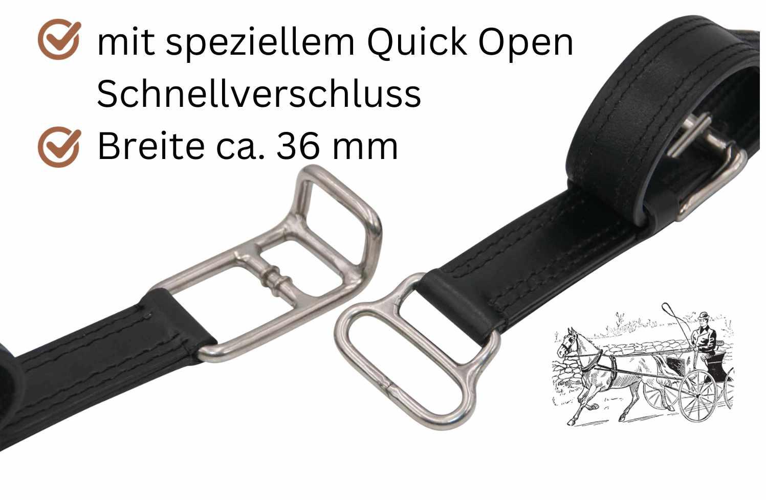 AMKA Aufhalteriemen 3/4