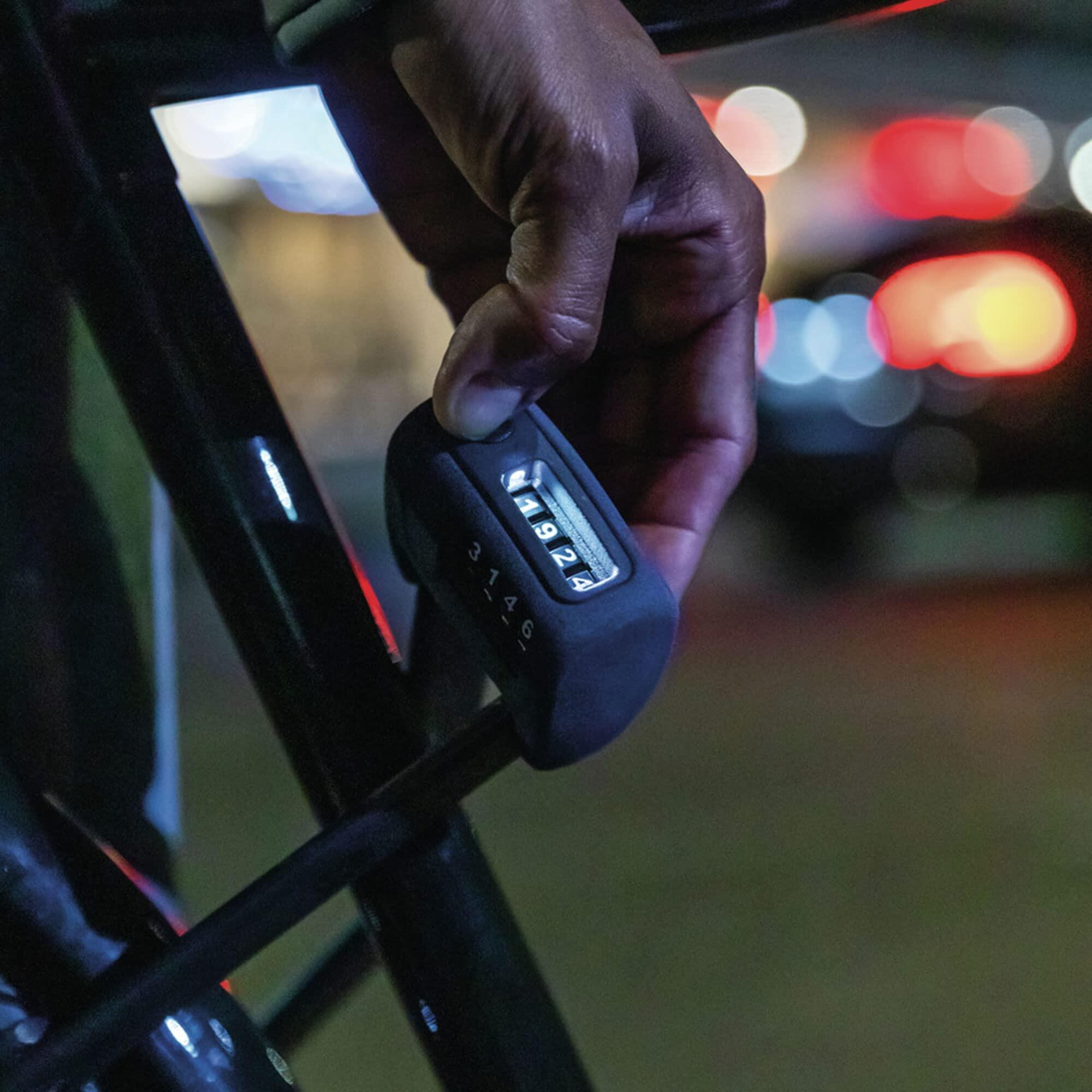 Abus Bordo 6000C 90 - Candado de bicicleta premium con LED 2/4