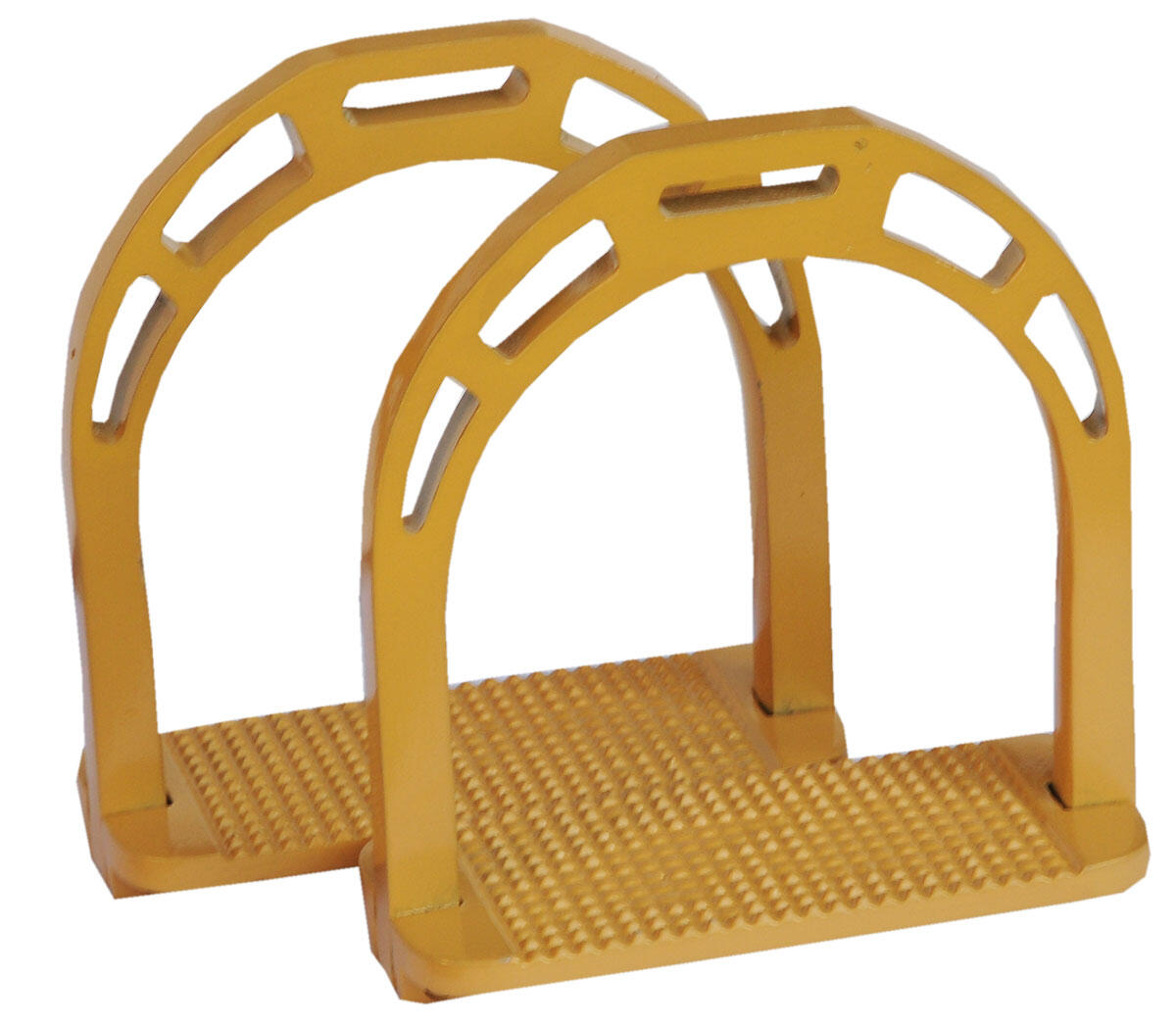 AMKA Aluminium Steigbügel breite Anti-Slip Trittfläche 2/4