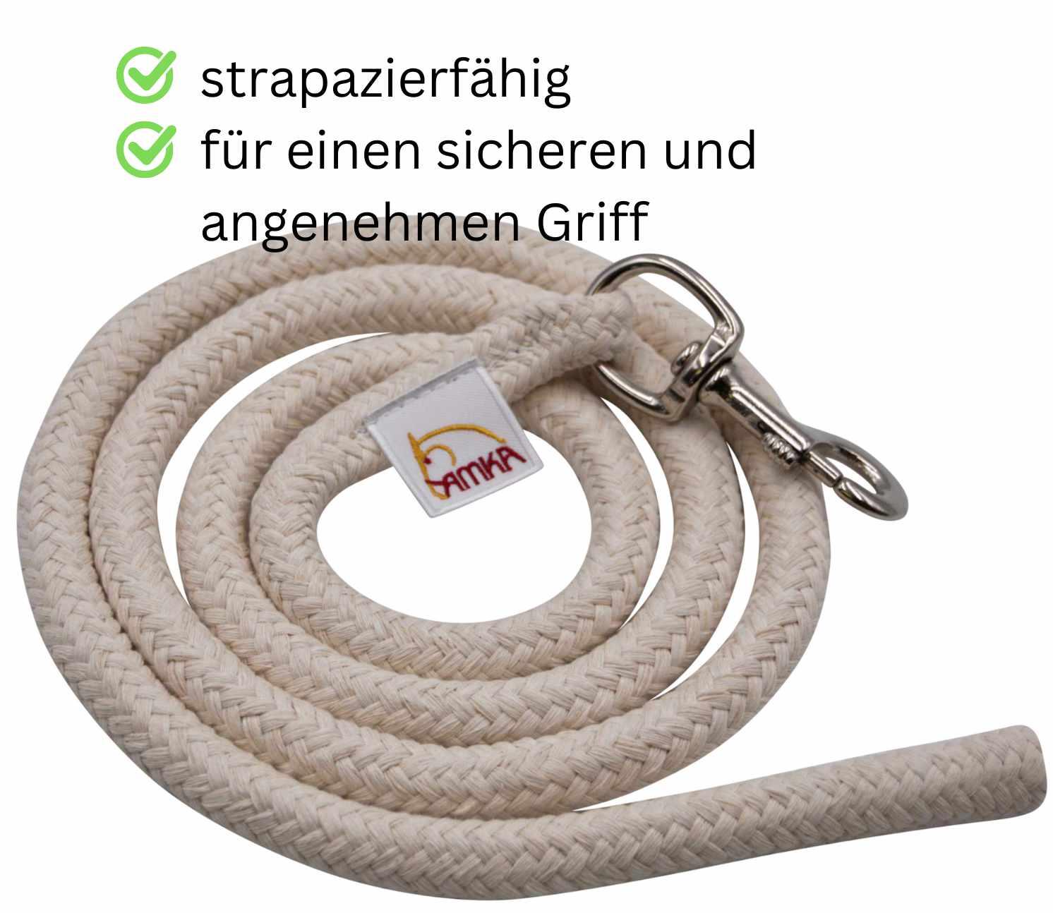 AMKA Anbindestrick mit Karabiner 2/4