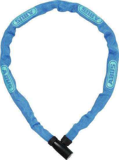 Verrou de chaîne ABUS 4804K 75 cm - 4 mm - Bleu - Parfait pour vélos
