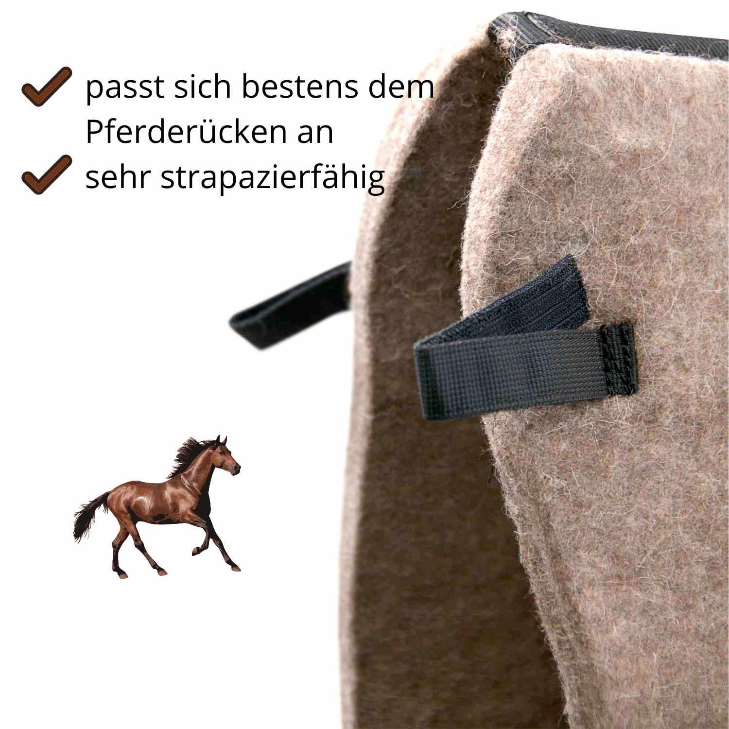 AMKA Filz Satteldecke Exclusiv 2/4