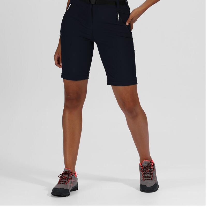 Wanderhose Xert Zip Off Wandern/Outdoor/Trekking Damen Black Ohne Atmungsaktiv