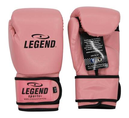 Gants de boxe Powerfit & Protect Femme Saumon Rose PU