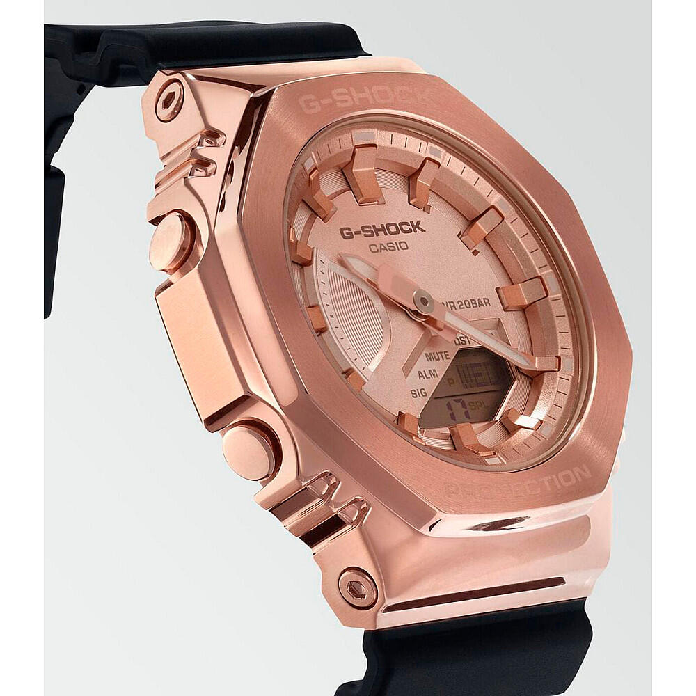 Dameshorloge Casio GM-S2110PG-1A4ER, Quartz, 40mm, 20ATM 2/6