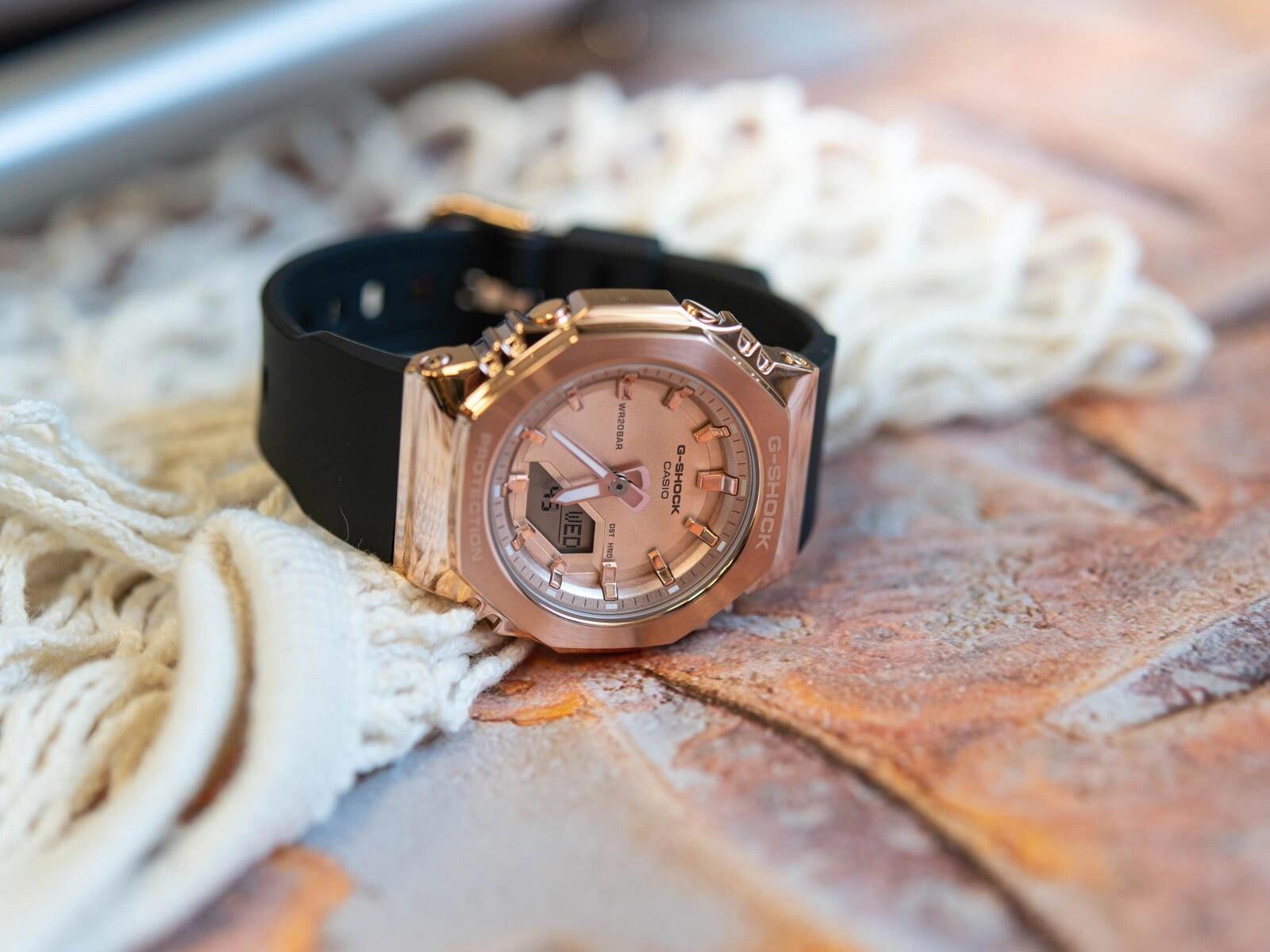 Dameshorloge Casio GM-S2110PG-1A4ER, Quartz, 40mm, 20ATM 6/6