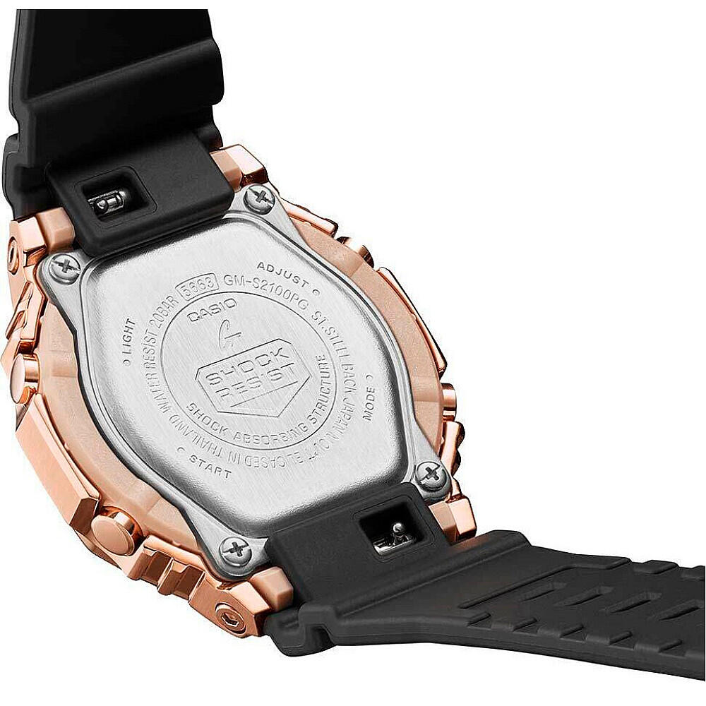Dameshorloge Casio GM-S2110PG-1A4ER, Quartz, 40mm, 20ATM 3/6