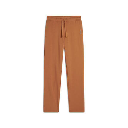 Pantalon de jogging à coupe classique en molleton de coton avec logo sur le côté