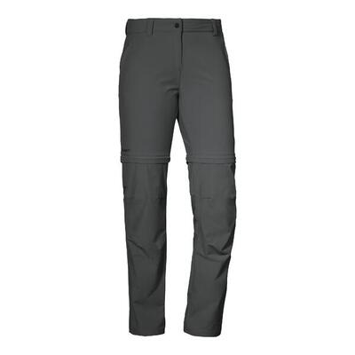 Wanderhose Ascona Pants Zip Off Wandern/Outdoor/Trekking Damen. Herren asphalt