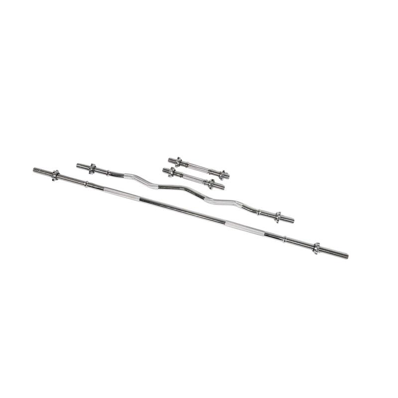 Second Hand - Set cu bara piept, bară Z și gantere 30/31mm - Ca nou