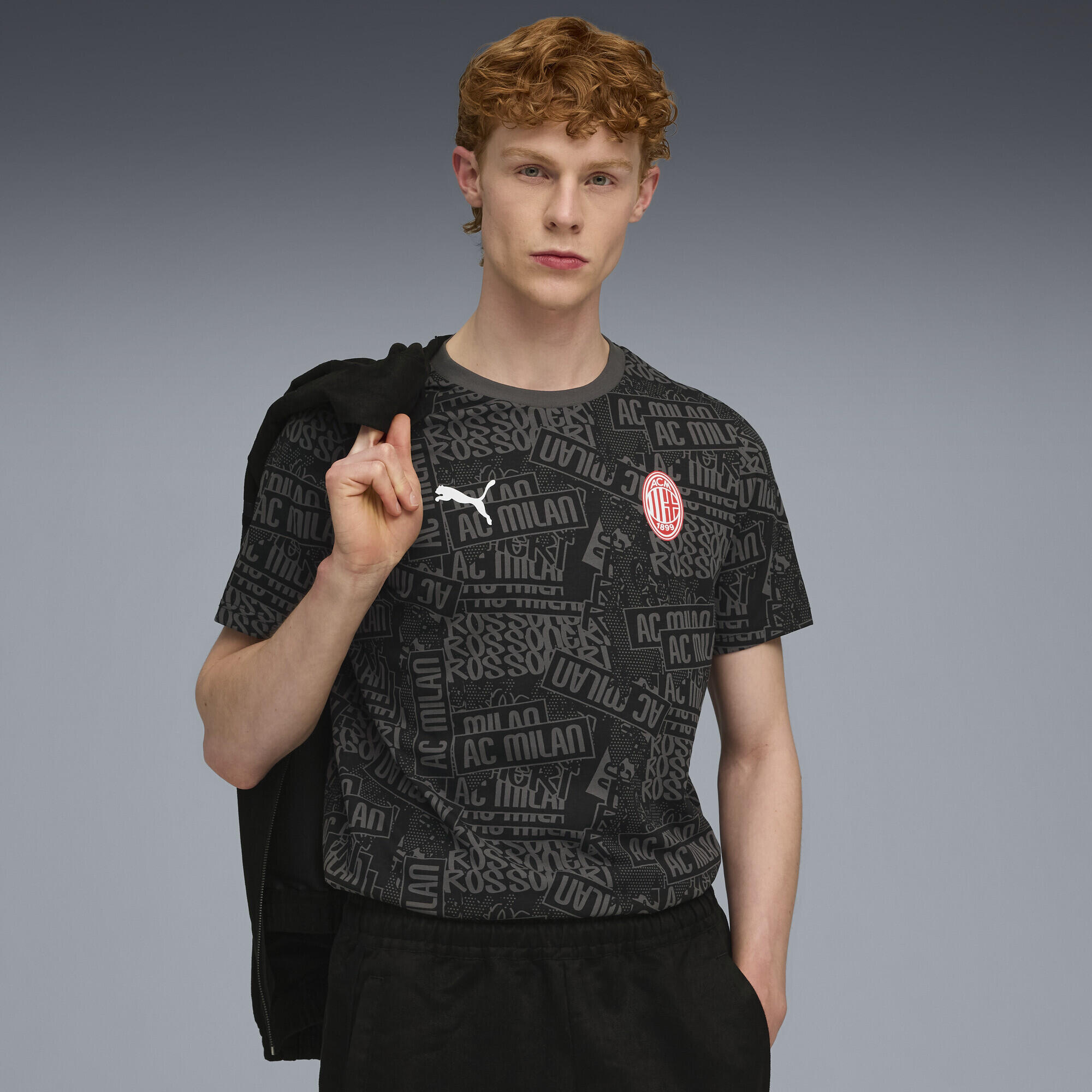 Camiseta AC Milan FtblCulture con estampado integral Hombre PUMA 2/7