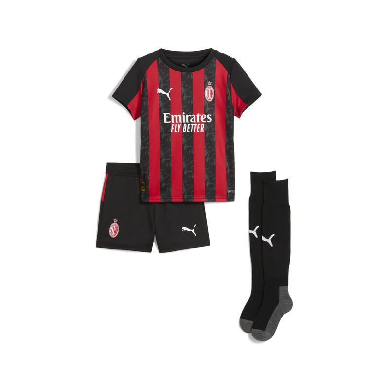 Dziecięcy strój domowy AC Milan 25/26 PUMA For All Time Red Black