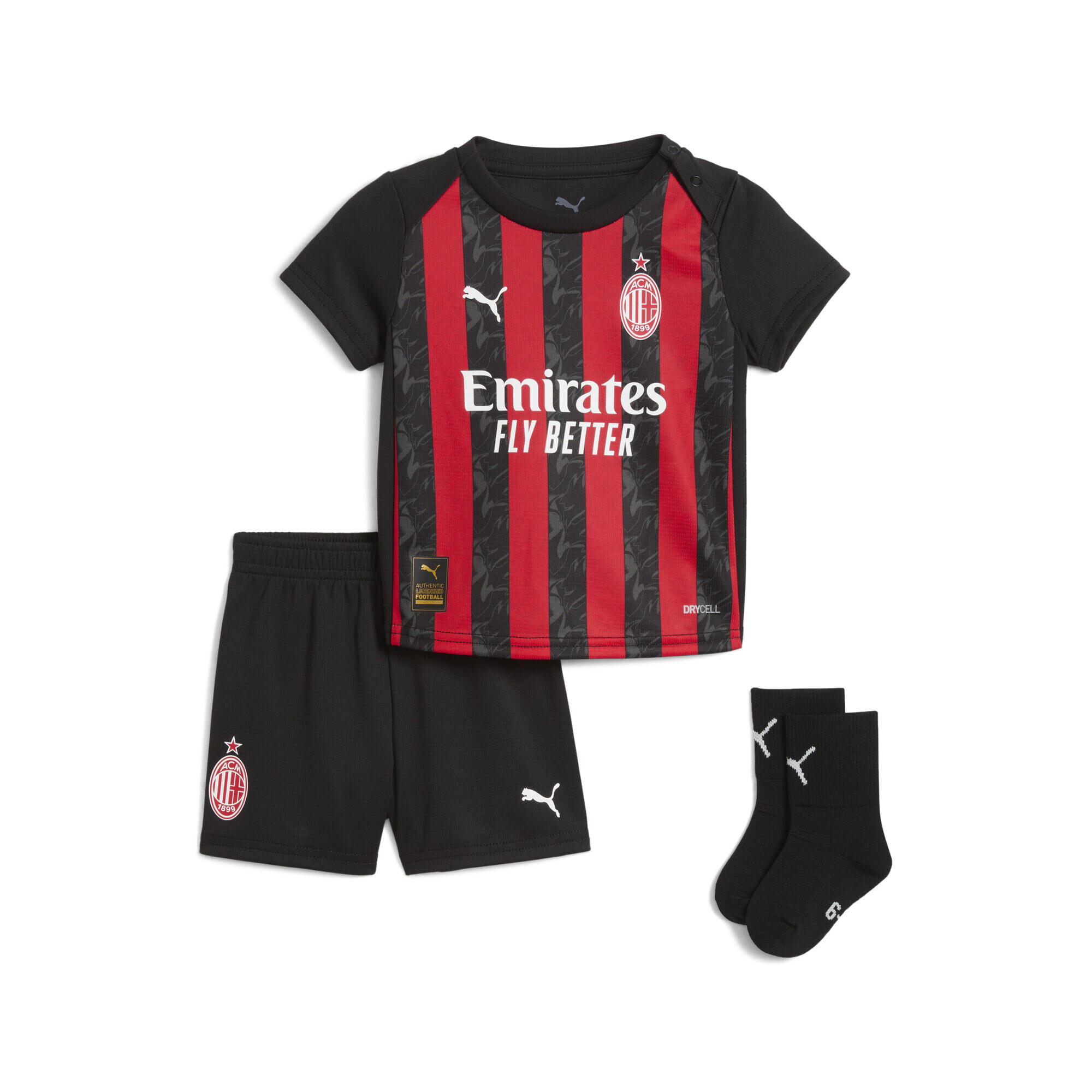 Puma - Babykit Home 25/26 Ac milan Bébé Puma - Survêtement - Noir|rouge - Decathlon