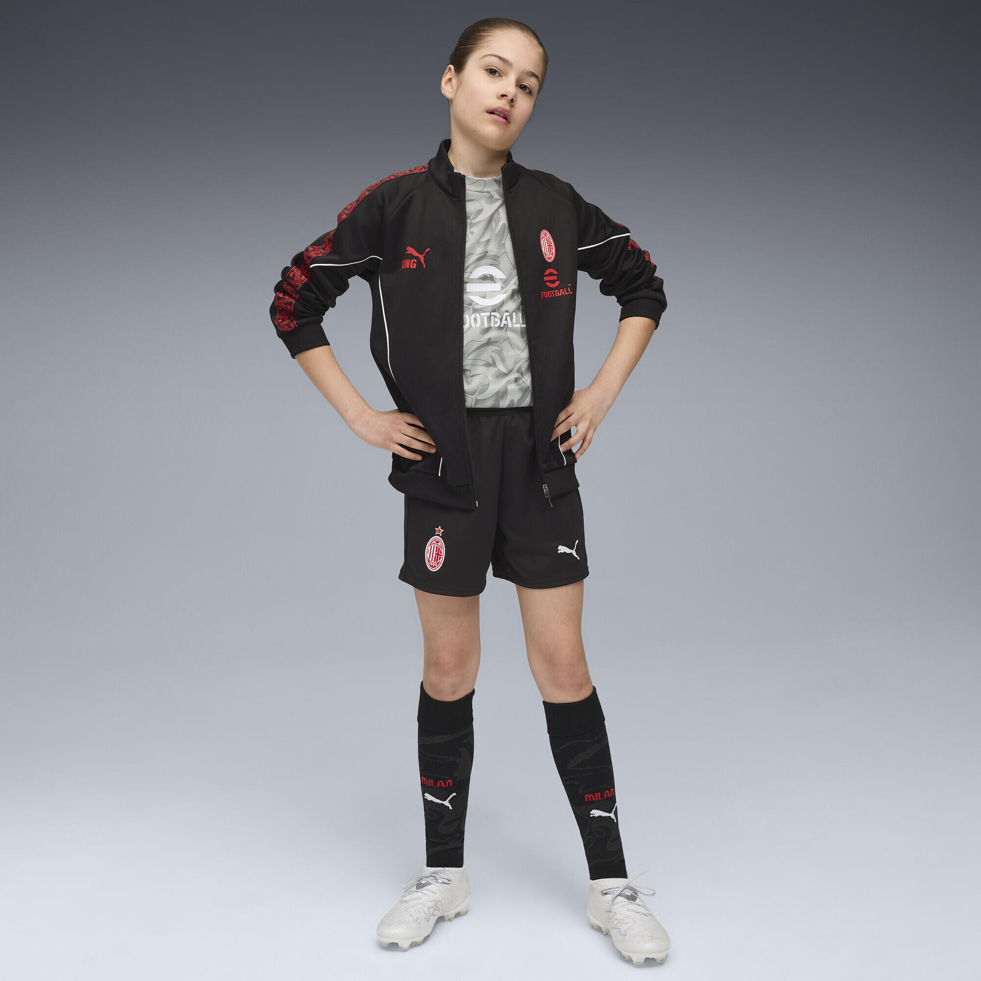 Młodzieżowa kurtka AC Milan KING Anthem PUMA 4/7