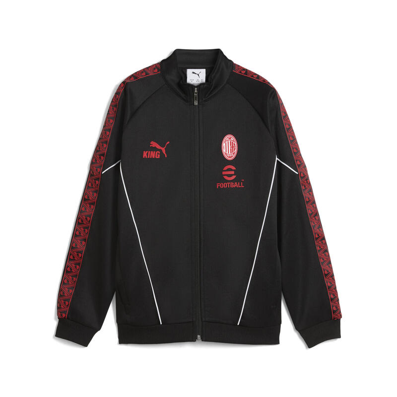 Młodzieżowa kurtka AC Milan KING Anthem PUMA Black For All Time Red