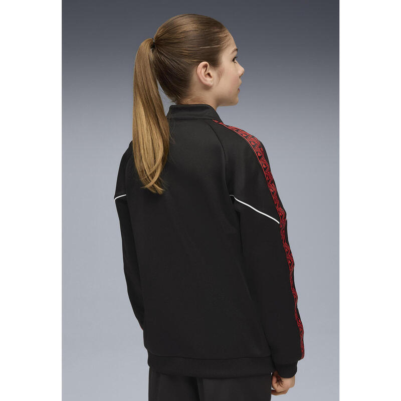 Młodzieżowa kurtka AC Milan KING Anthem PUMA Black For All Time Red