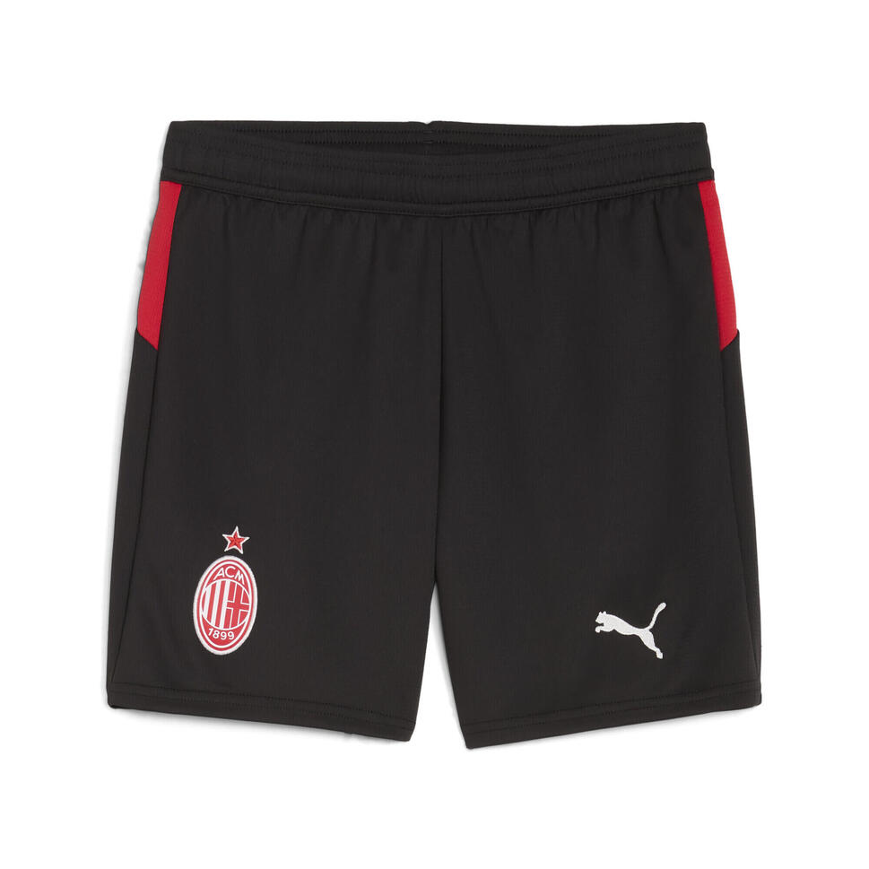 Młodzieżowe szorty AC Milan 25/26 PUMA Black For All Time Red