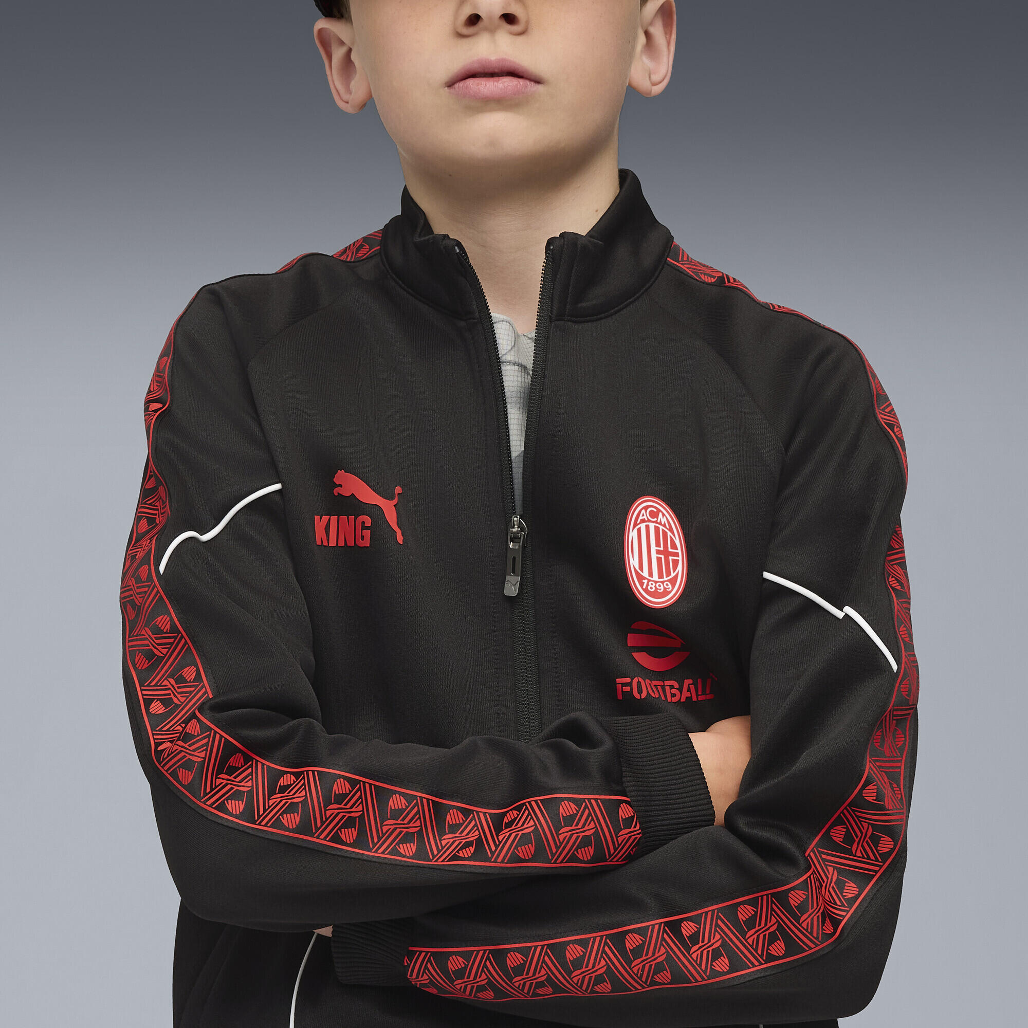 Młodzieżowa kurtka AC Milan KING Anthem PUMA 3/7
