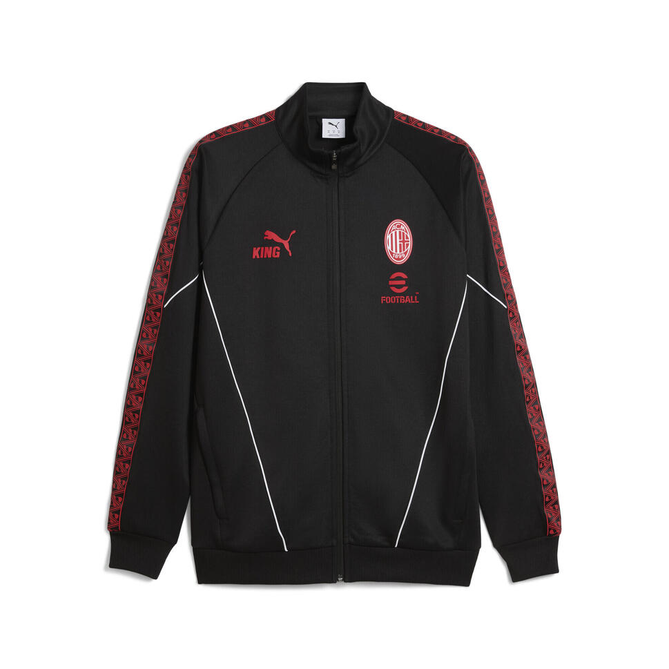 Męska kurtka AC Milan KING Anthem PUMA Black For All Time Red