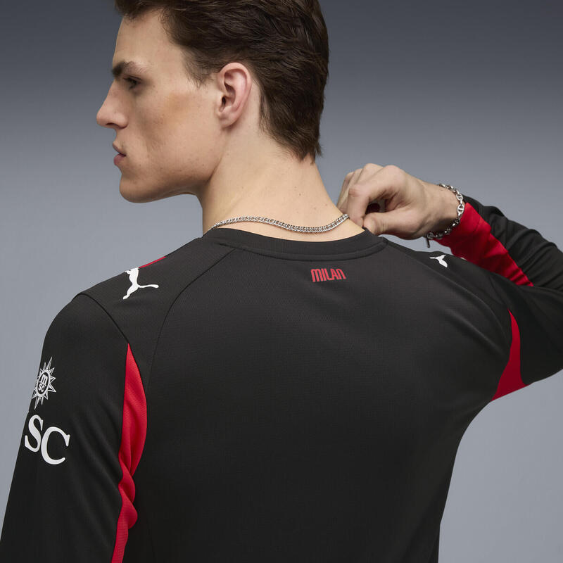 Męska koszulka domowa z długim rękawem AC Milan 25/26 PUMA