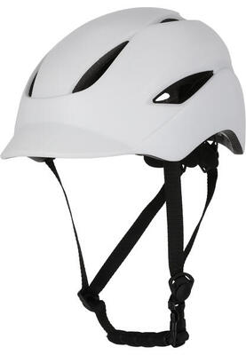 Urban fietshelm | usb oplaadbaar licht | mat wit (l) | en1078 gecertificeerd