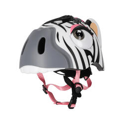 Fahrradhelm Zebra