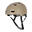 Skater fietshelm met voor- en achterlicht | Kleur Zand M 54-57cm | EN1078