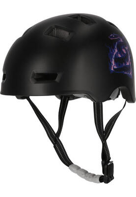 Skater- en fietshelm | paarse slang m (54-57 cm) | en1078 gecertificeerd