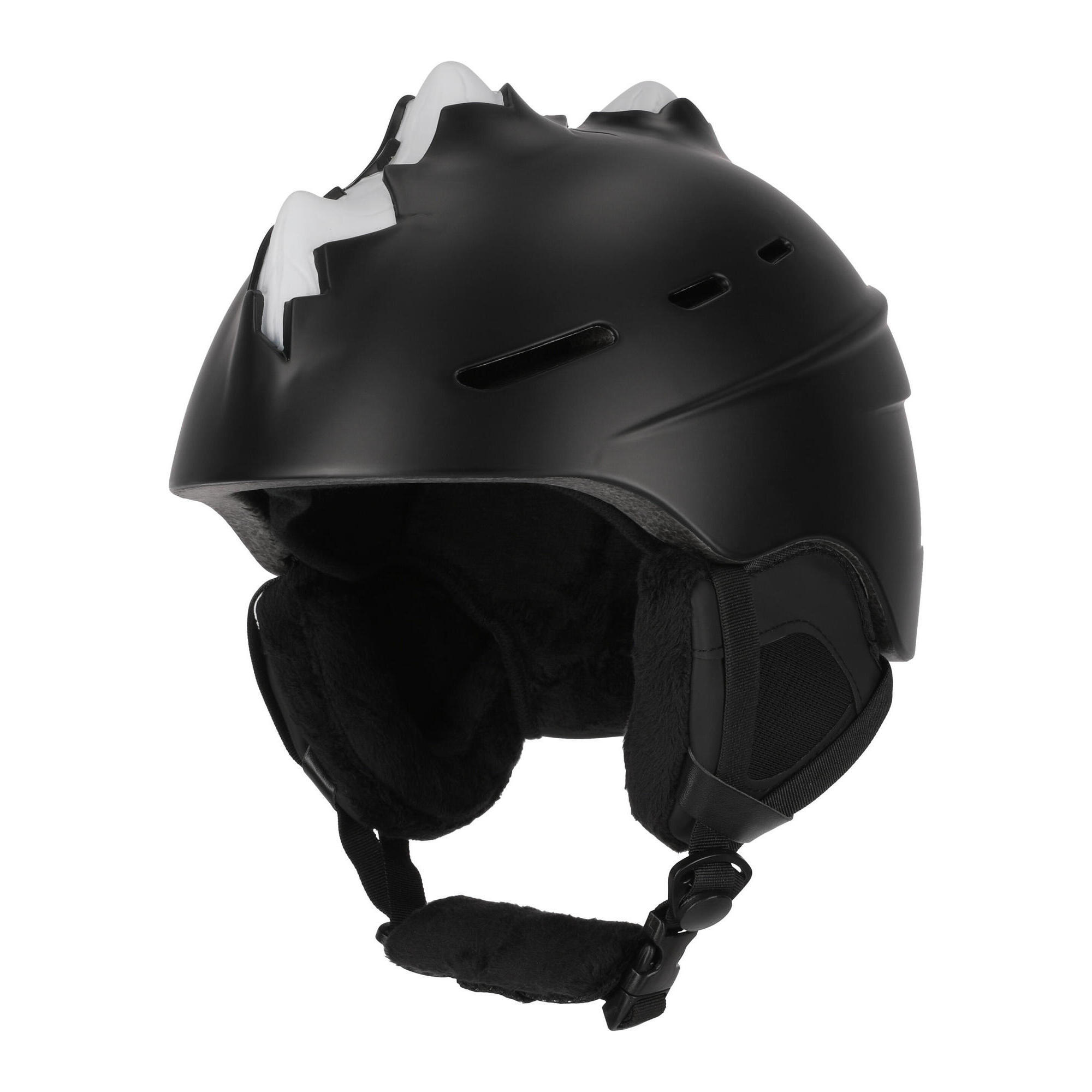 Crazy Safety - Skihelm Bone Spike - Casque - Blanc|noir - L/58-61 Cm - Decathlon