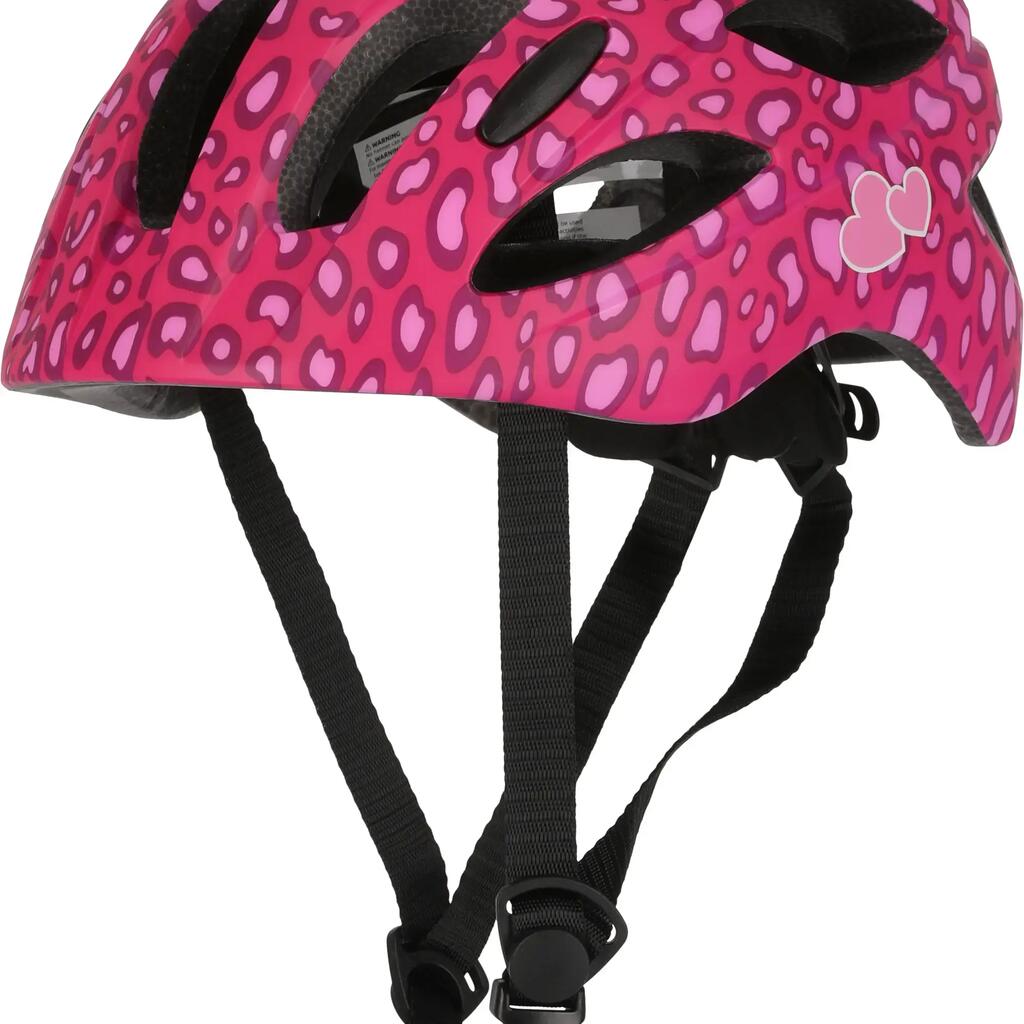 Bicycle Helmet for kids 6-12 years | Pink Spots| Crazy Safety | EN1078 Certified