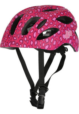 Fietshelm kinderen 6-12 jaar| roze stippen| crazy safety| en1078 certificatie