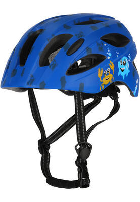 Fietshelm kinderen 6-12 jaar| zeeblauw| crazy safety| en1078 certificatie
