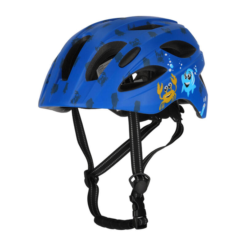 Fietshelm kinderen 6-12 jaar| Zeeblauw| Crazy Safety| EN1078 Certificatie
