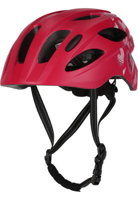 Fietshelm voor kinderen 6-12 jaar|rood hart|crazy safety|en1078 gecertificeerd