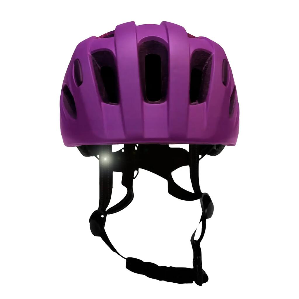 Bicycle Helmet for kids 6-12 years|Purple Heart|Crazy Safety|EN1078 Certified