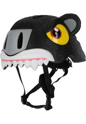 Casco da Bici per Bambini | Pantera Nera | Crazy Safety | Omologato EN1078