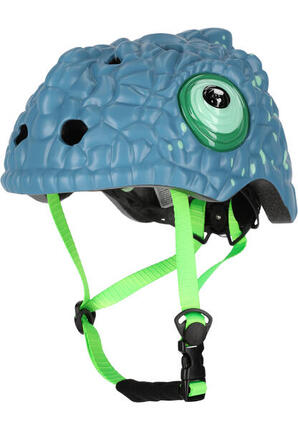 Casque de Vélo pour enfants | Caméléon Vert | Crazy Safety | Certifié EN1078