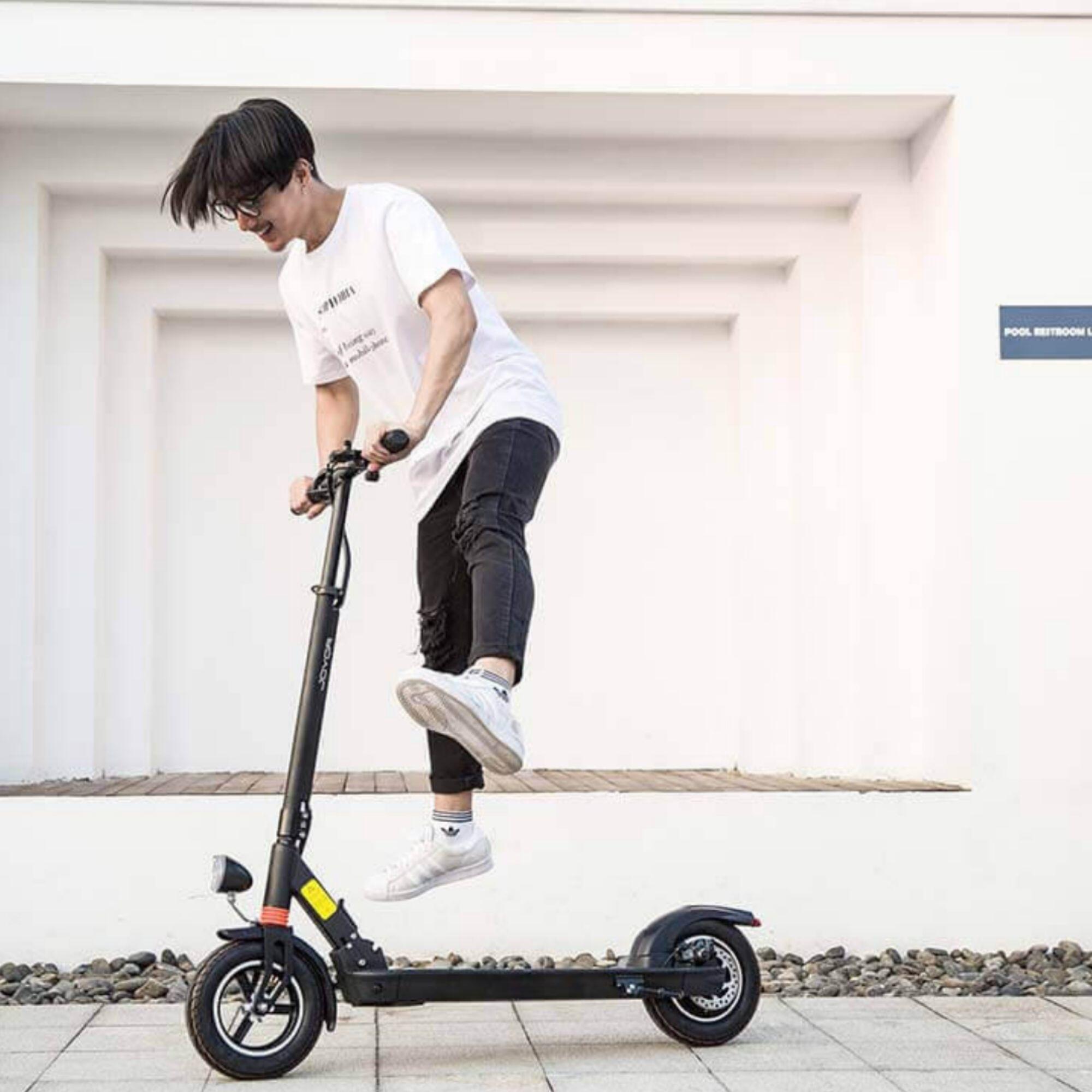 Joyor X5S volwassen elektrische scooter zwart + helm 5/7