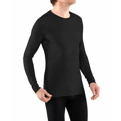 T-shirt met lange mouwen falke wool-tech light