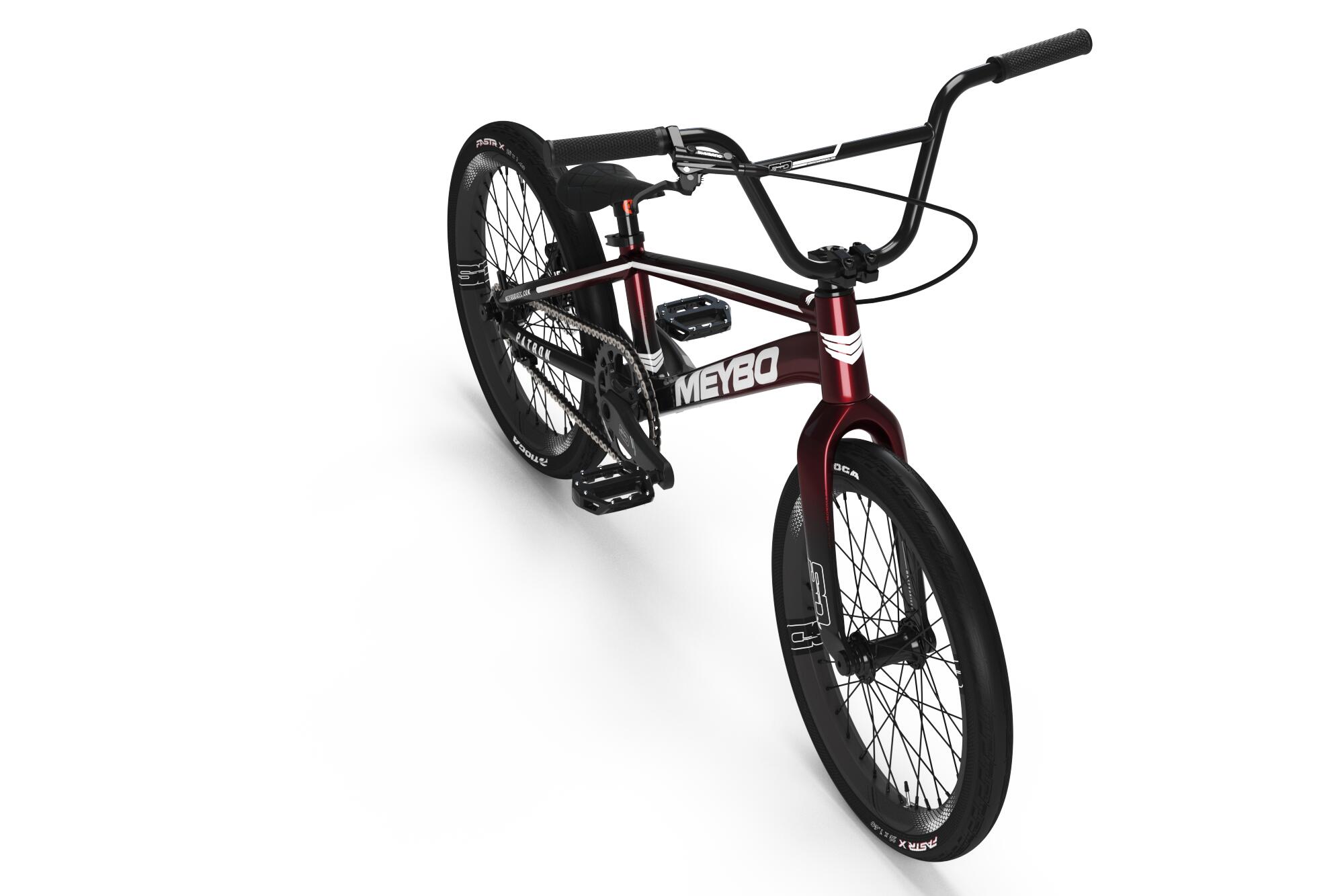 BMX Meybo Patron 2025 - Rood/Zwart/Wit - Pro 22.5" 4/5