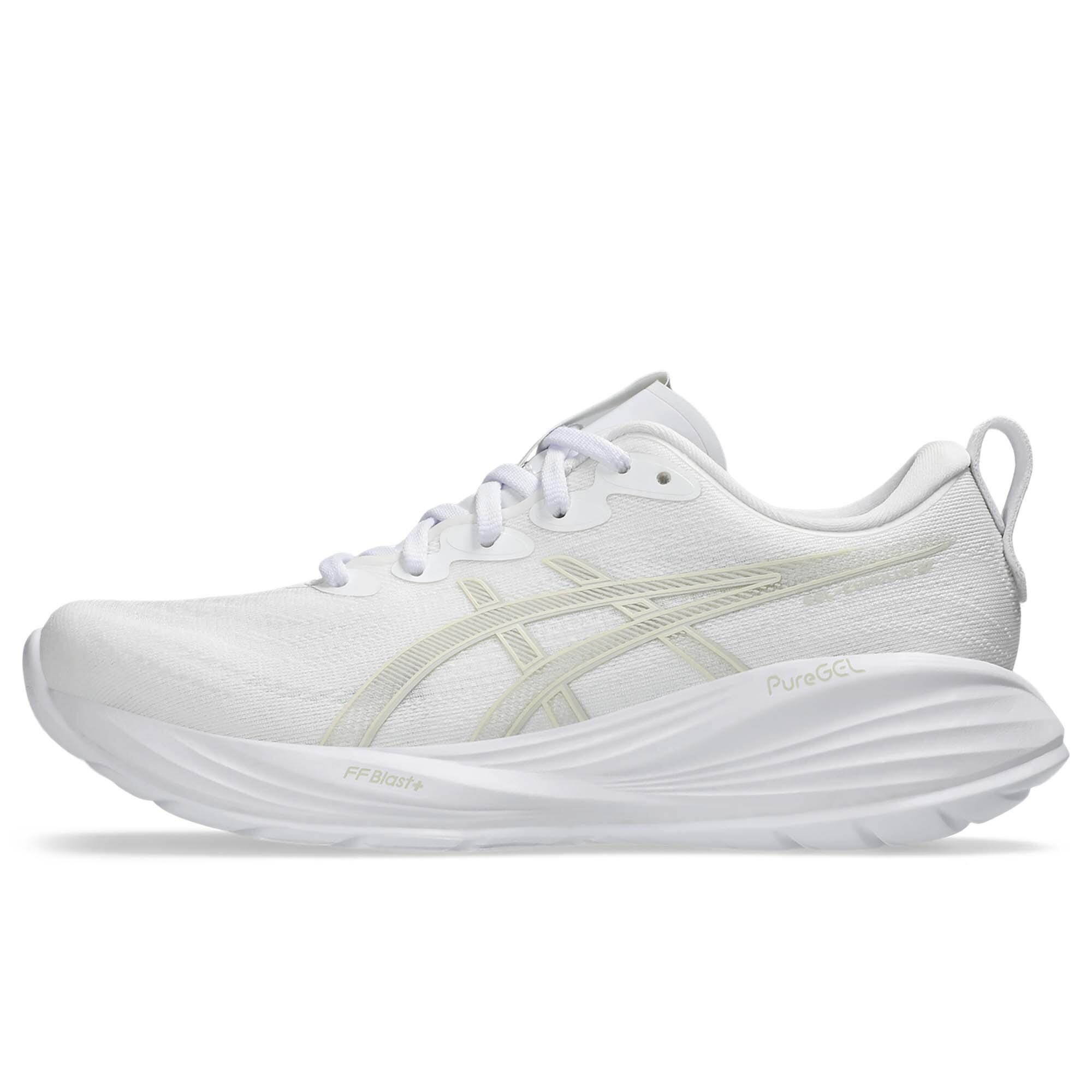 Asics - Chaussures De Course Asics Gel-cumulus 27 Femme - Chaussures De Sport - Blanc - 42 - Decathlon