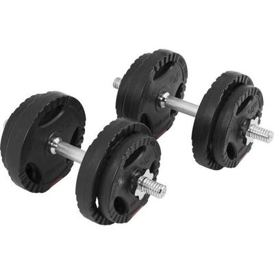 Kurzhantelset Kunststoff Gripper 20 kg. Hantelset. Gewichte. Griff gerändelt