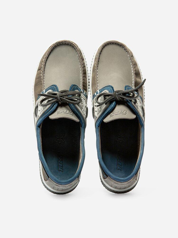 Chaussures bateau Homme - GLOBEK Gris 3/5