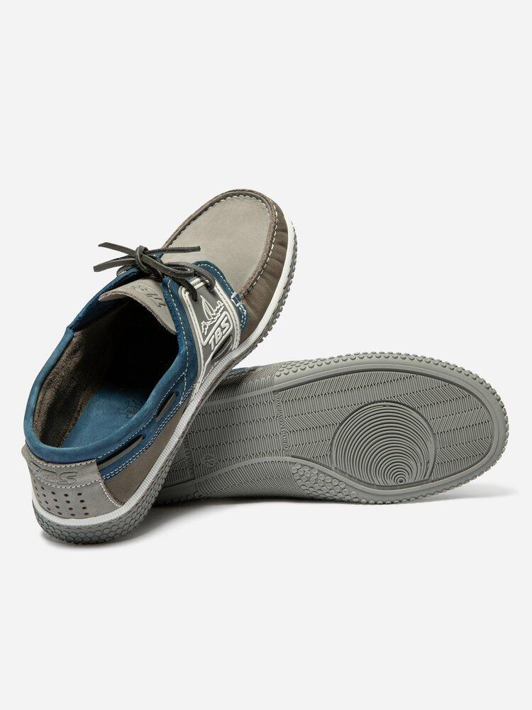 Chaussures bateau Homme - GLOBEK Gris 4/5