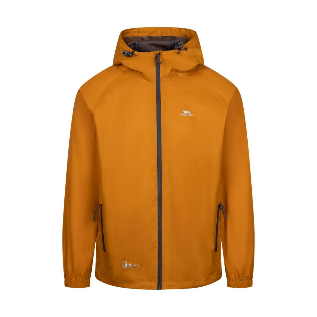 Unisex Adult Qikpac Waterproof Jacket (Ginger)